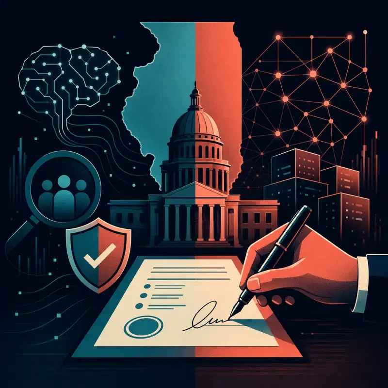 Titelbild für Illinois AI Safety Act: Größte Offenlegungspflicht für Entwickler
