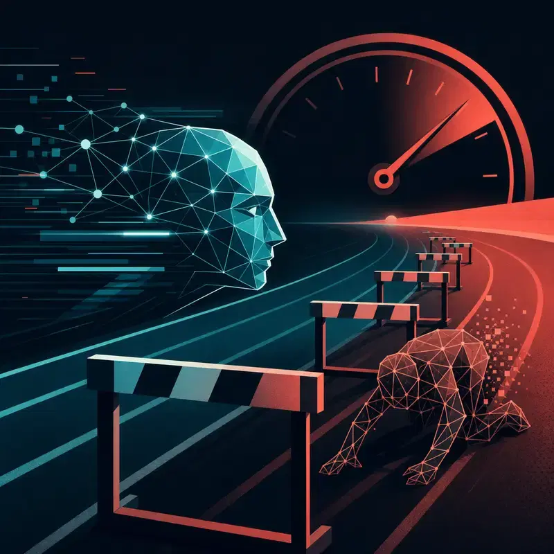 Titelbild für KI-Cyber-Benchmarks hinken Frontier-Modellen hinterher: Analyse vom 1. Aug.