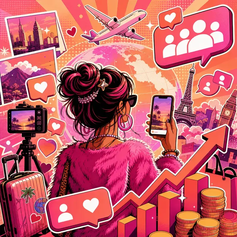 Titelbild für Verkaufsnachweise von Reise-Creators schlagen Millionen Follower: Analyse