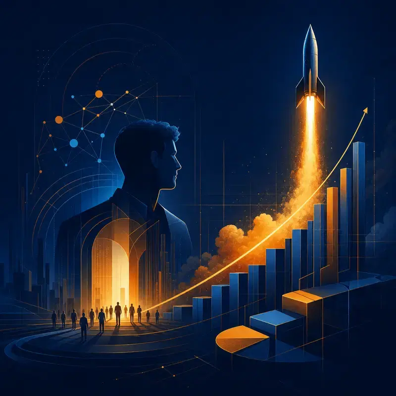 Titelbild für Founder-Market-Fit-Analyse: 300 Mio. $ Pre-Seed-Bewertung