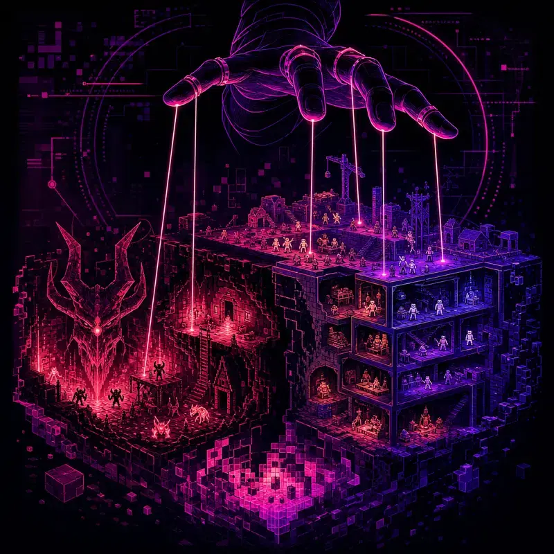 Titelbild für Umfang von Koloniesimulationen: Analyse von Dungeon Keeper und Dwarf Fortress