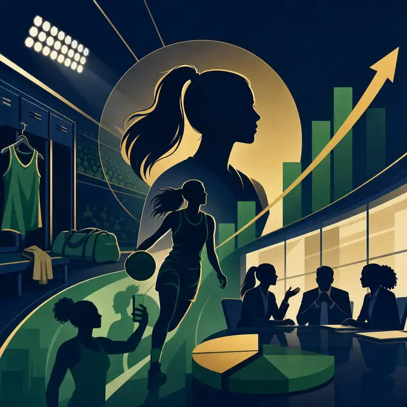 Cover image for Female Athlete NIL 123% Surge: Content Fit Edge