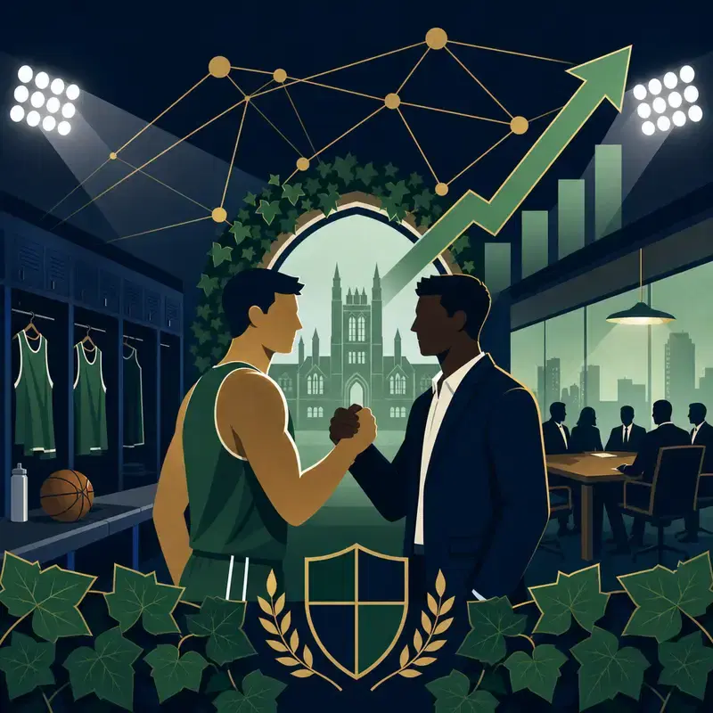 Cover image for Ivy League athlete networks: 194% career lift analysis