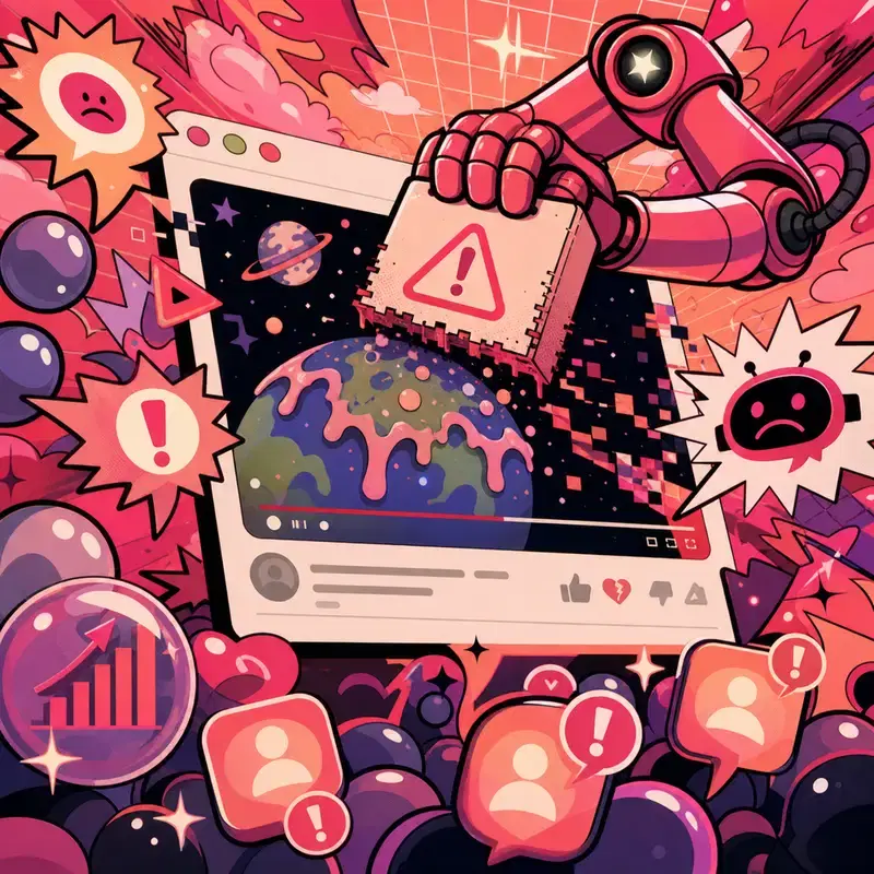Cover image for YouTube AI Slop Detector Hit Kurzgesagt, Analysis