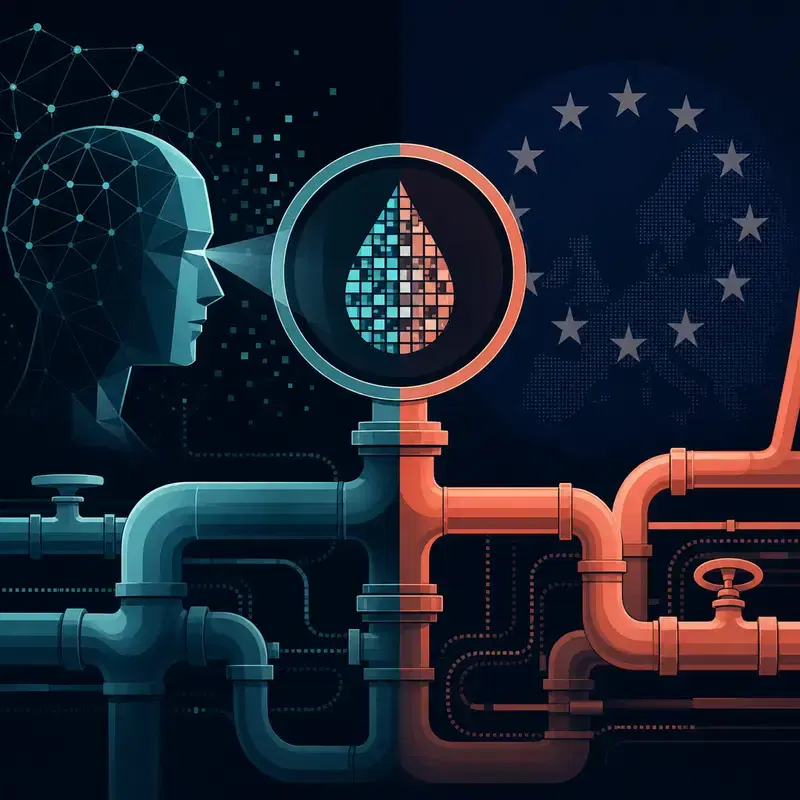 Titelbild für Anthropics Claude-Wasserzeichen zeigen, dass EU-KI-Transparenz Governance-Grundlagenarbeit ist