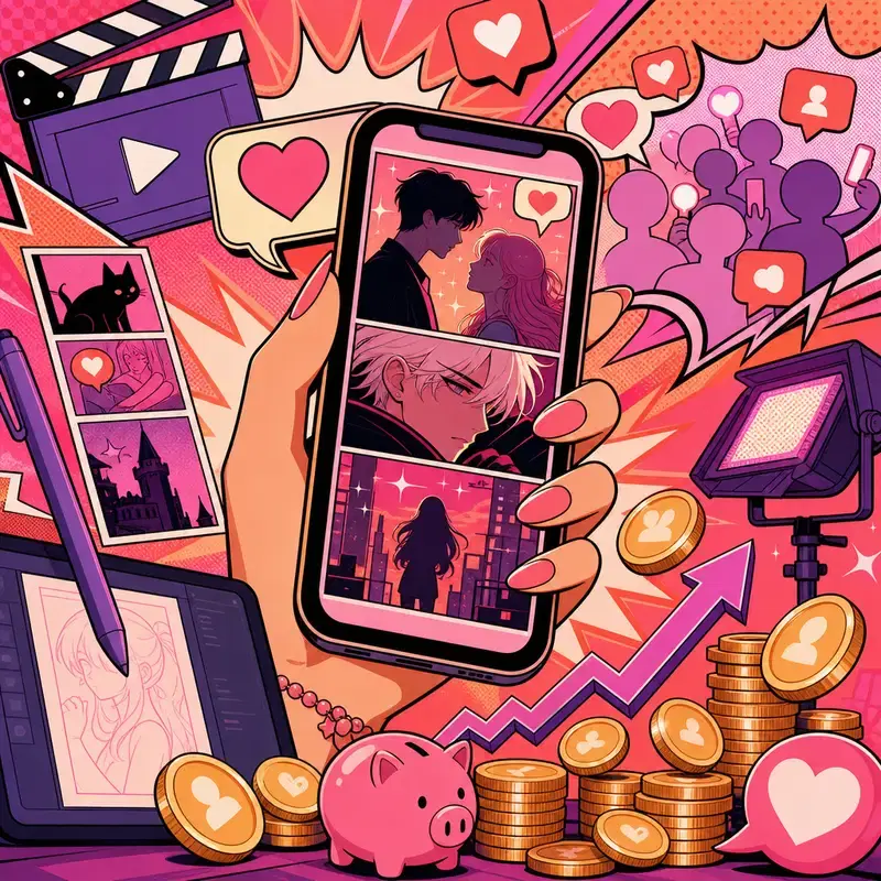 Titelbild für WEBTOON-Kurzdramen verwandeln Fan-Lieblings-Webcomics in Mobile-First-Mikrodramen