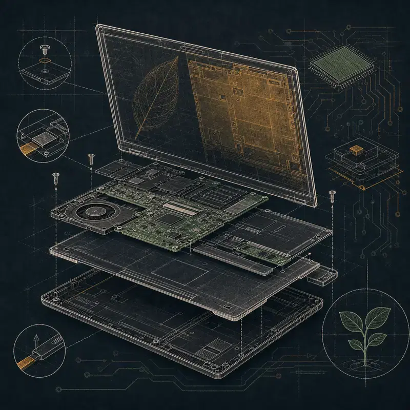 Cover image for Acer Vero 16 Repairability Analysis, Visible Service