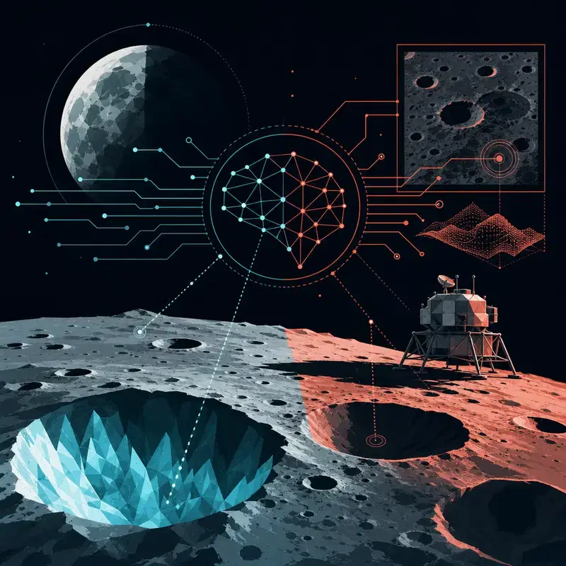 Cover image for IBM and NASA open-source AI model analysis for Moon maps
