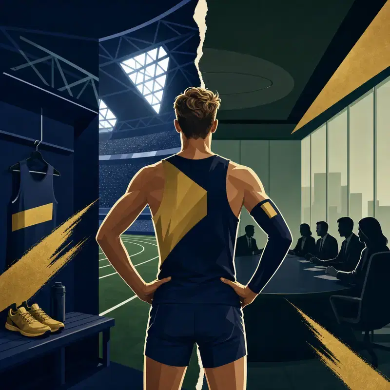 Cover image for Josh Kerr Sponsor Logo Exposes Federation Brand Clash