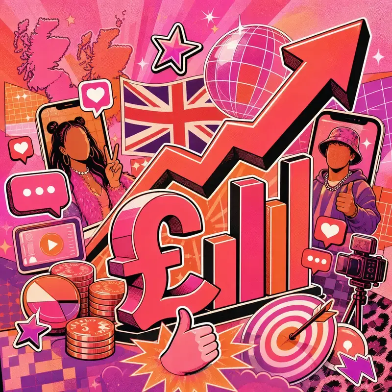 Cover image for UK Creator Partnerships Market £1bn and 93% Spend Breakdown