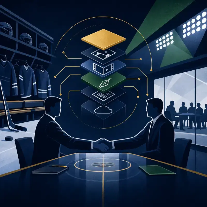 Cover image for NHL Adobe deal analysis: leagues buy creative stacks