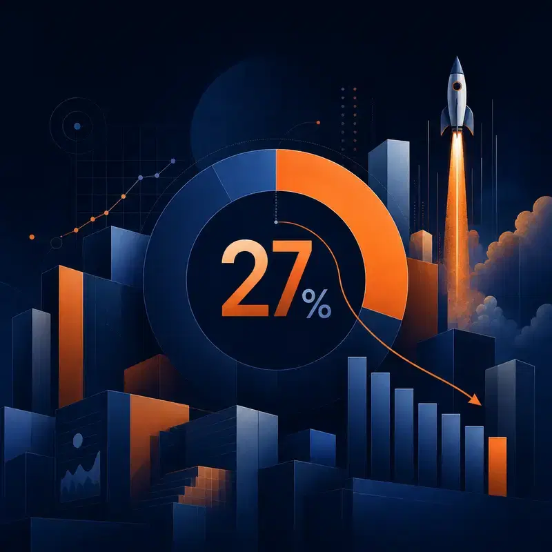 Cover image for SaaS R&D Benchmark Analysis: Aleph 27%, Down 8 Points