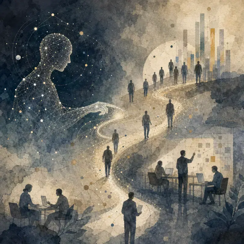 Cover image for Agentic AI careers: follow work, not titles analysis