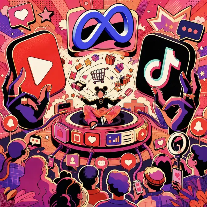 Cover image for Creator Commerce OS Battle: Meta, YouTube, TikTok Analysis