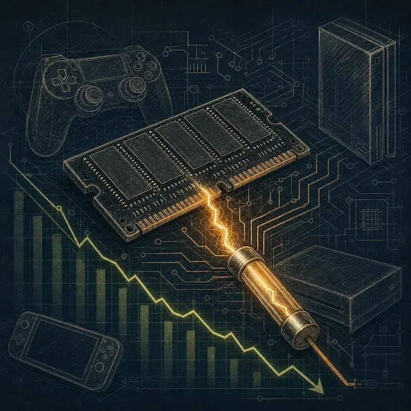 Cover image for U.S. video game hardware sales low as DRAM rises: analysis
