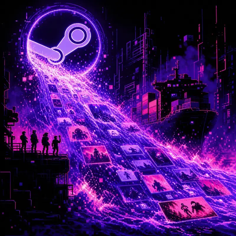 Cover image for Steam Release Flood Analysis: Being Found Is Hard