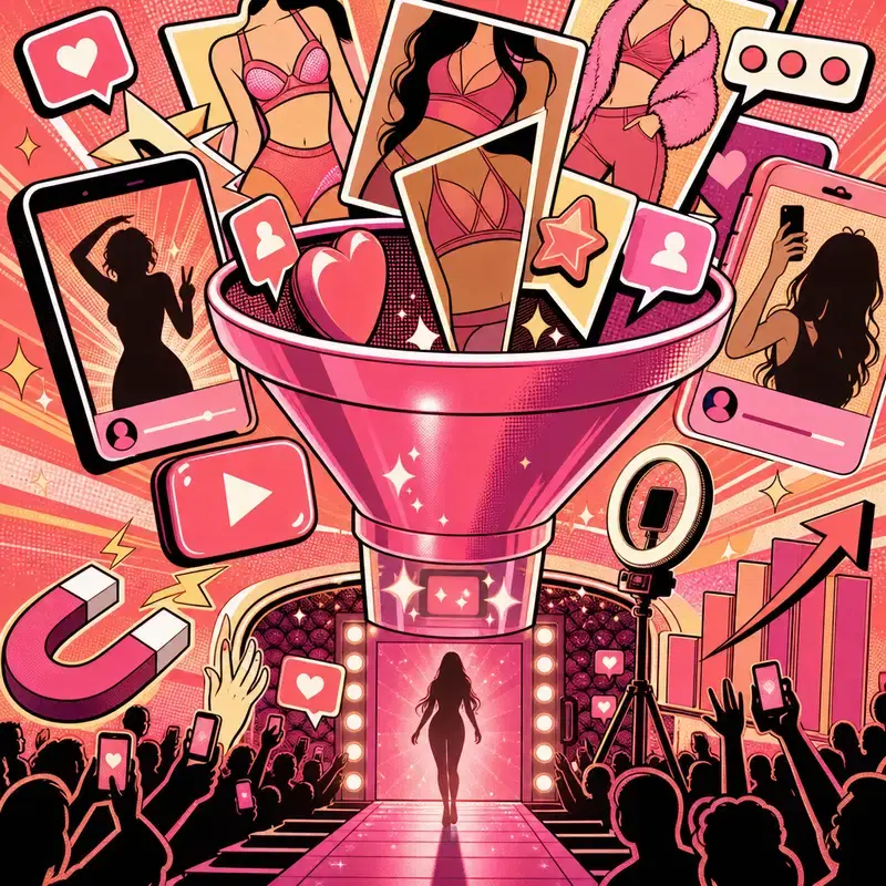 Cover image for Victoria's Secret YouTube funnel, creator-era analysis