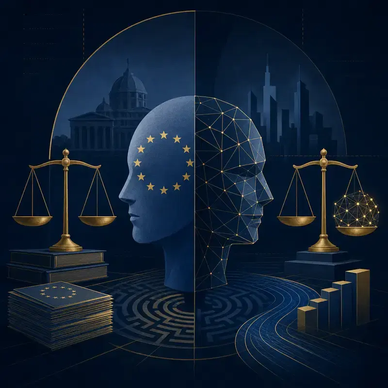 Cover image for Europe AI identity crisis analysis: barrier or moat
